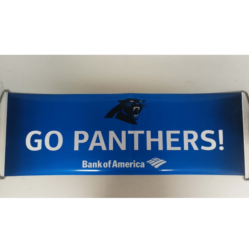 Logo personnalisé rouleau à main bannière - Panthers 24x68CM